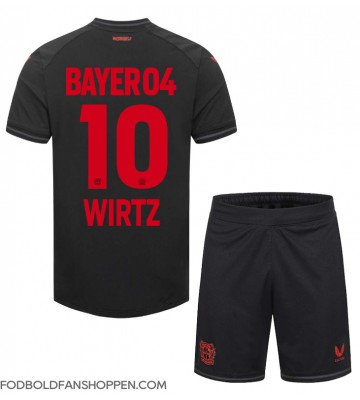 Bayer Leverkusen Florian Wirtz #10 Hjemmebanetrøje Børn 2023-24 Kortærmet (+ Korte bukser)